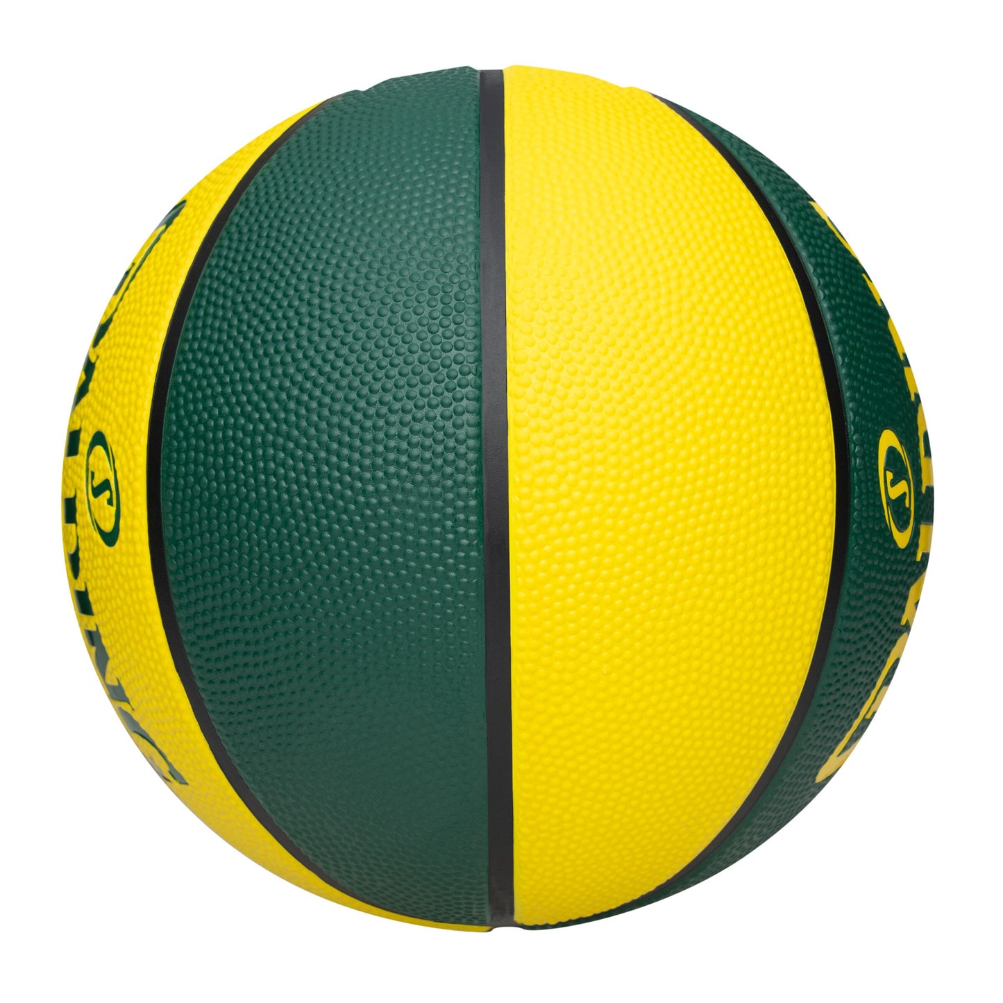 Balón de Basketball Spalding TF-150 Verde/Amarillo