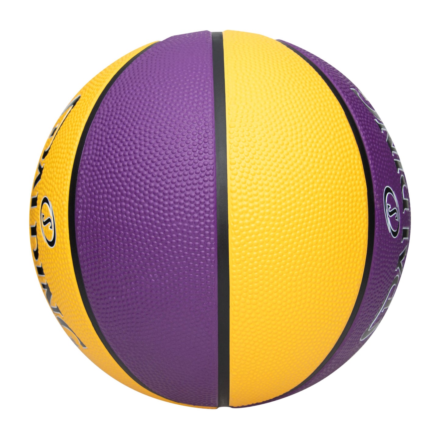 Balón de Basketball Spalding TF-150 Amarillo/Morado