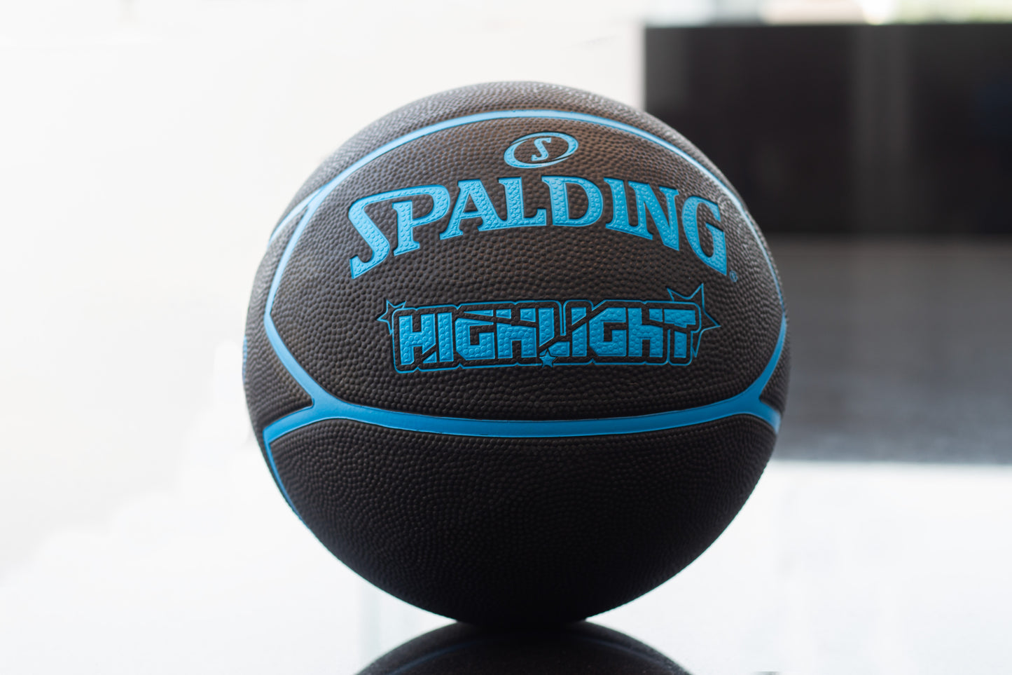 Balón de basketball Spalding Highlight Series Black Blue N° 7