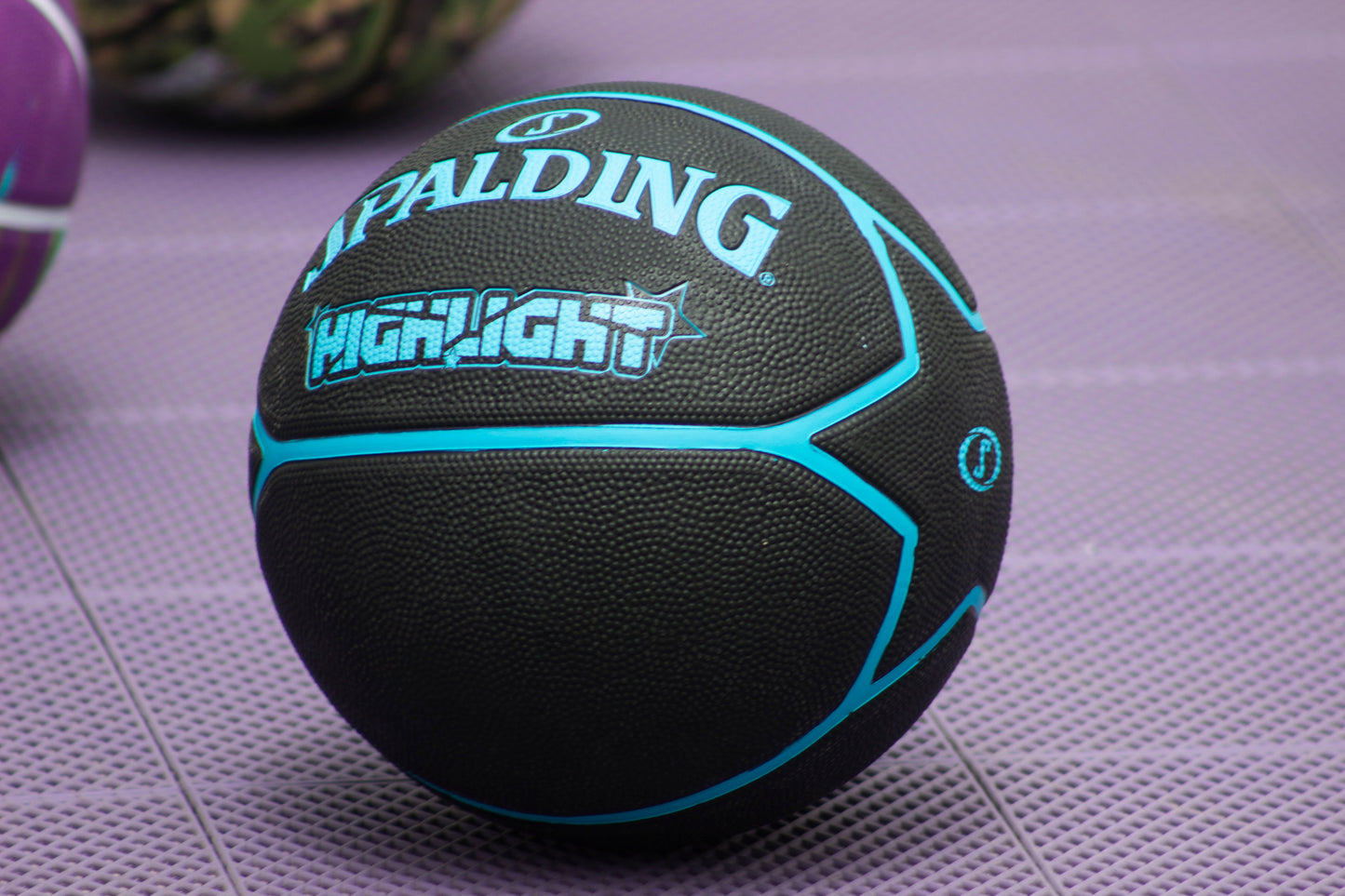 Balón de basketball Spalding Highlight Series Black Blue N° 7
