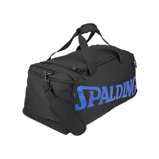 Bolso Deportivo Spalding Black Grande Logo Azul