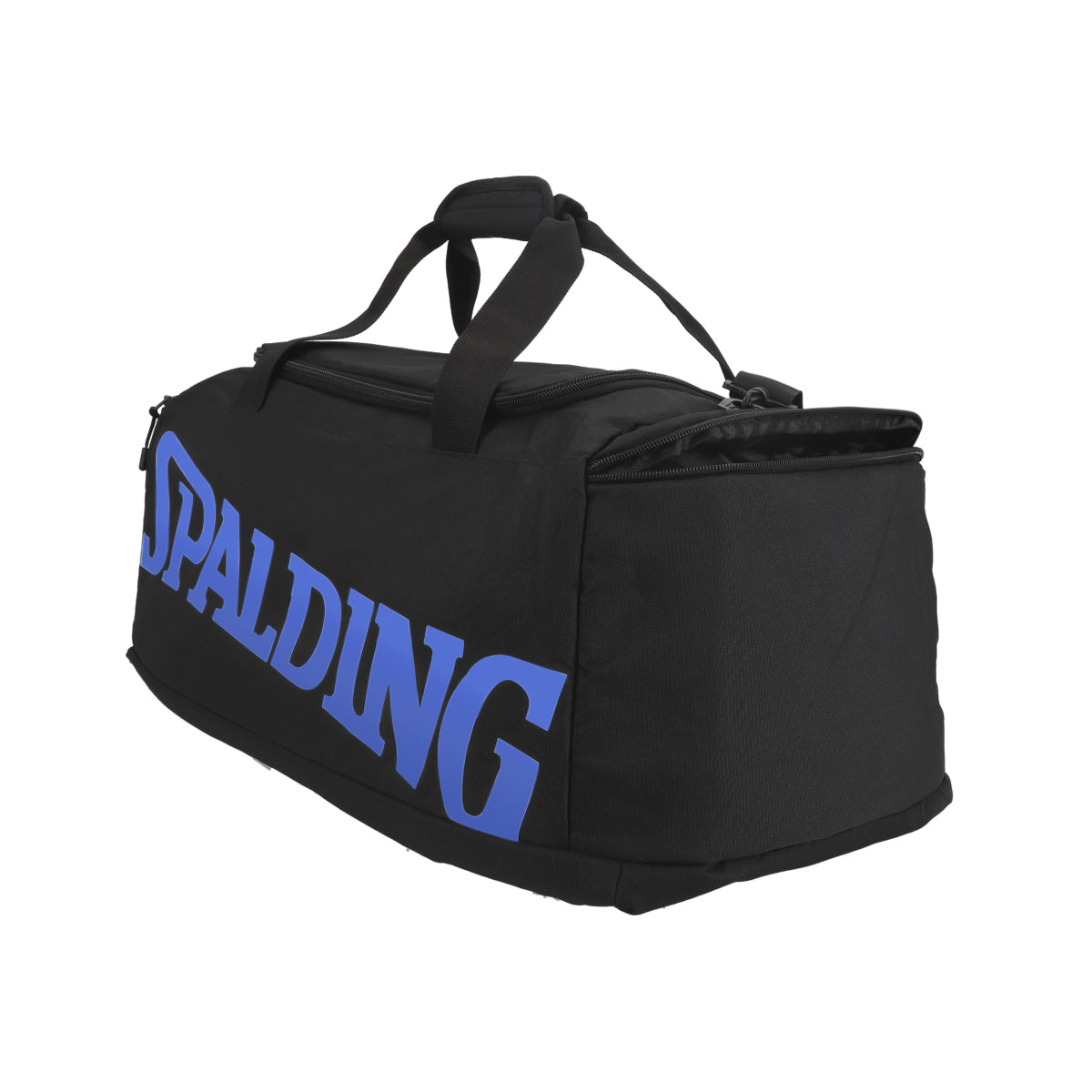 Bolso Deportivo Spalding Black Grande Logo Azul