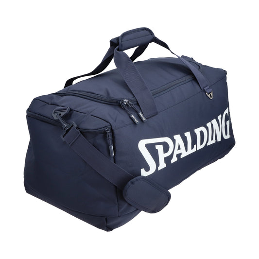 Bolso Deportivo Spalding Navy Grande Logo Blanco