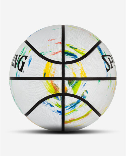 Balón de basketball Spalding Marble Series Rainbow