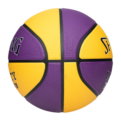 Balón de Basketball Spalding TF-150 Amarillo/Morado