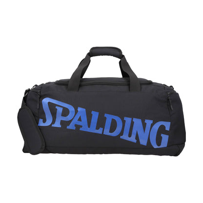 Bolso Deportivo Spalding Black Grande Logo Azul