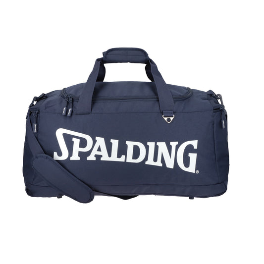 Bolso Deportivo Spalding Navy Grande Logo Blanco