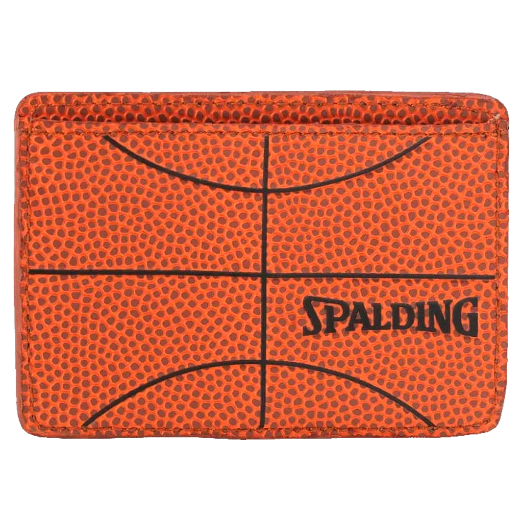 Tarjetero Spalding de cuero