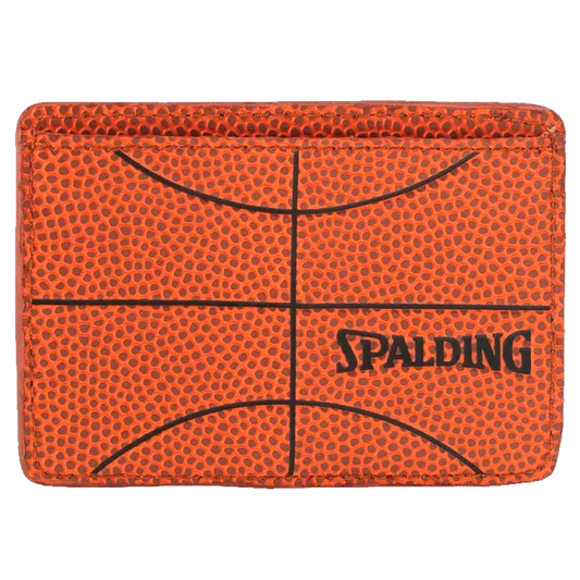 Tarjetero Spalding de cuero